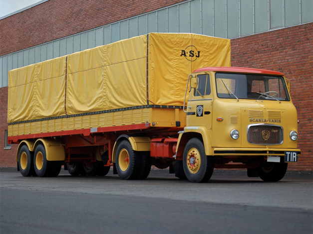 Обои картинки фото 1963, scania, vabis, lb76, автомобили