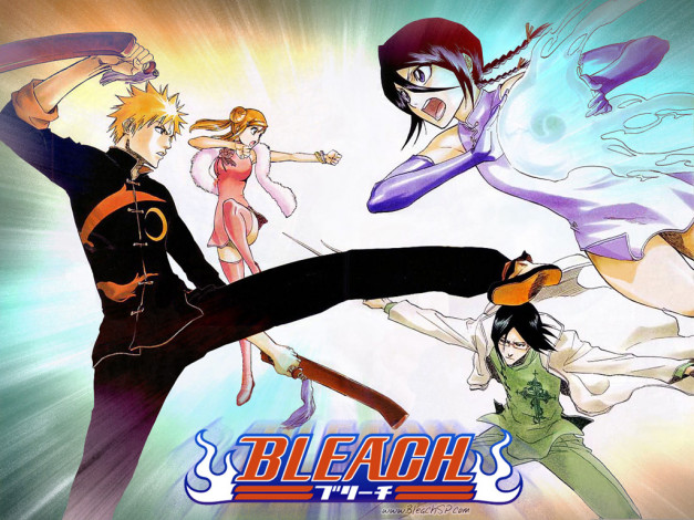 Обои картинки фото аниме, bleach