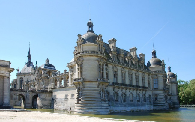 Обои картинки фото chantilly, france, города, замки, луары, франция