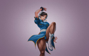 Картинка видео игры street fighter девушка girl боец уличный