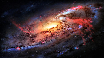 Картинка космос арт галактика