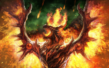 Картинка фэнтези демоны огонь