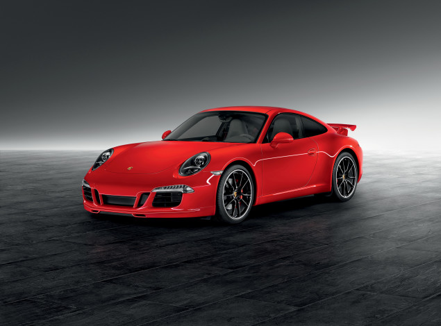 Обои картинки фото 2012 porsche  911  carrera, автомобили, porsche, красный, carrera