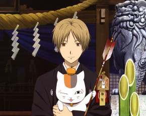 обоя аниме, natsume yuujinchou, тетрадь, дружбы