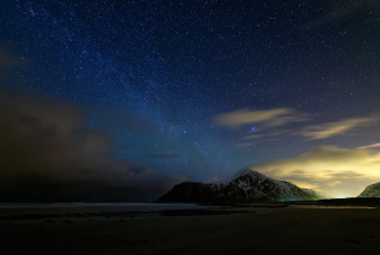 Картинка природа пейзажи ночь море небо