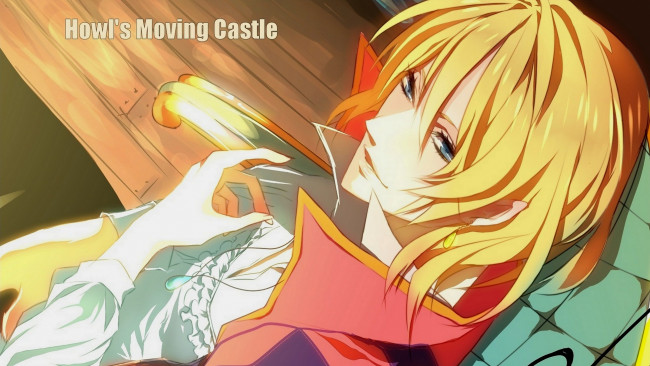 Обои картинки фото аниме, howl`s moving castle, хаул