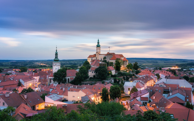 Обои картинки фото mikulov castle, czech republic, города, замки чехии, mikulov, castle, czech, republic