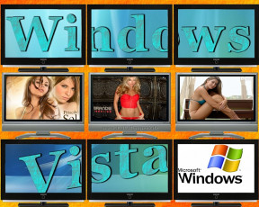 обоя компьютеры, windows, vista, longhorn