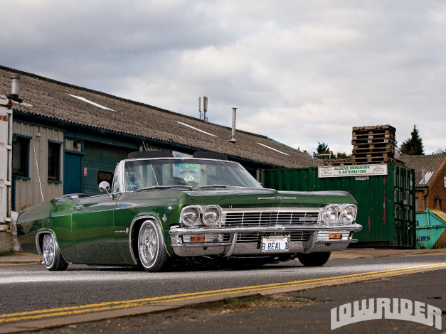Обои картинки фото 1965, chevrolet, impala, автомобили, chevy