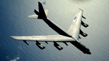 Картинка boeing b52 stratofortress авиация боевые самолёты стратегическая б-52