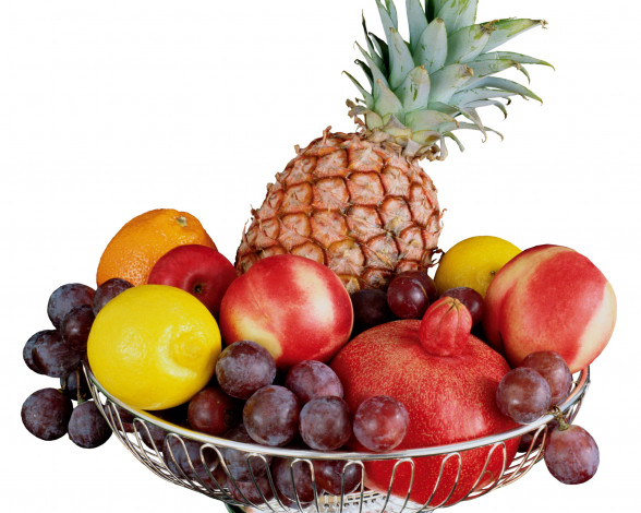 Обои картинки фото еда, фрукты, ягоды, лимон, виноград