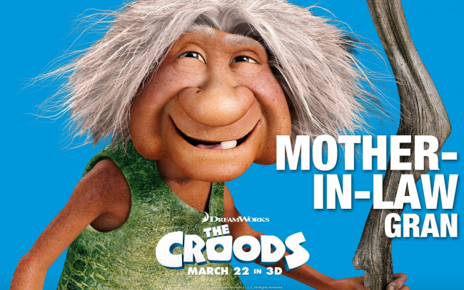 Обои картинки фото the, croods, мультфильмы, семейка, крудс