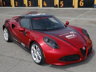 Картинка автомобили alfa+romeo safety wtcc 4c alfa romeo car мрасный 2014 960