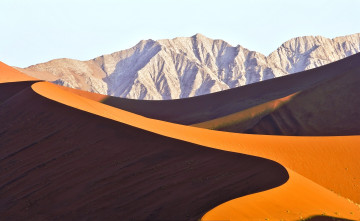 Картинка пустыня+намиб +африка природа пустыни песок барханы горы