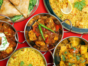 обоя еда, вторые блюда, кухня, мясо, рис, индийская