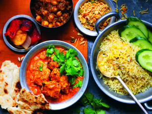 обоя еда, вторые блюда, рагу, кухня, рис, индийская