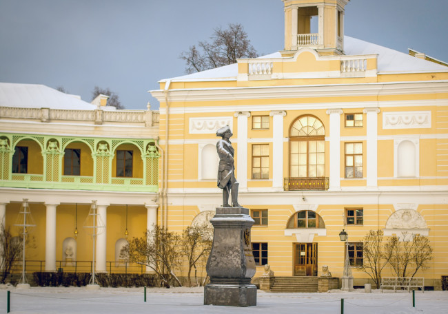 Обои картинки фото павловск, города, санкт-петербург,  петергоф , россия, санкт-, петербург, город, памятник, дворец