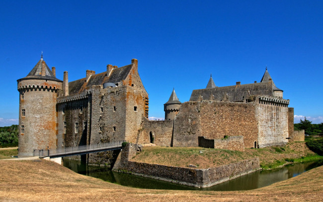 Обои картинки фото chateau du suscinio, города, замки франции, chateau, du, suscinio