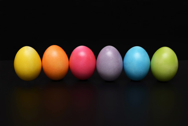 Обои картинки фото праздничные, пасха, яйца, цвета