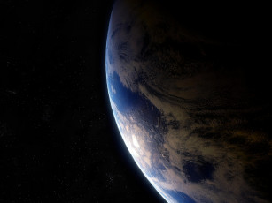 Картинка космос земля планета звезды