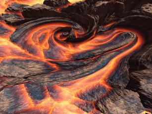 Картинка природа стихия магма плавительный процесс