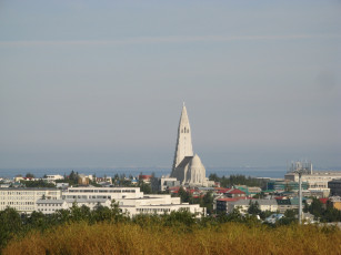 обоя рейкьявик, исландия, города, панорама