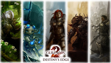 Картинка видео игры guild wars существо дракон воин