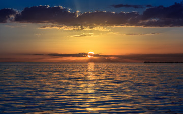 Картинка природа восходы закаты закат море