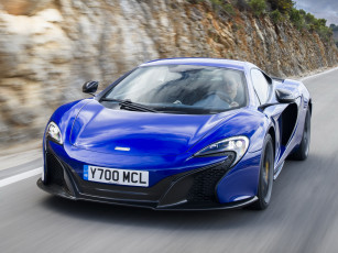 обоя автомобили, mclaren, синий, 2014г, 650s, spyder