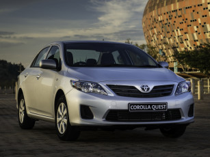 обоя автомобили, toyota, светлая, 2014г, quest, corolla