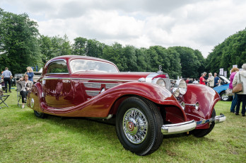 Картинка mercedes-benz+540+k+spezial+coupe+1936 автомобили выставки+и+уличные+фото выставка автошоу ретро история