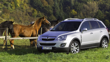 Картинка 2011+opel+antara автомобили opel antara лошадь серебристый