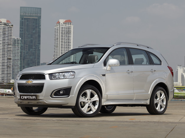 Обои картинки фото автомобили, chevrolet, 2014г, captiva, th-spec