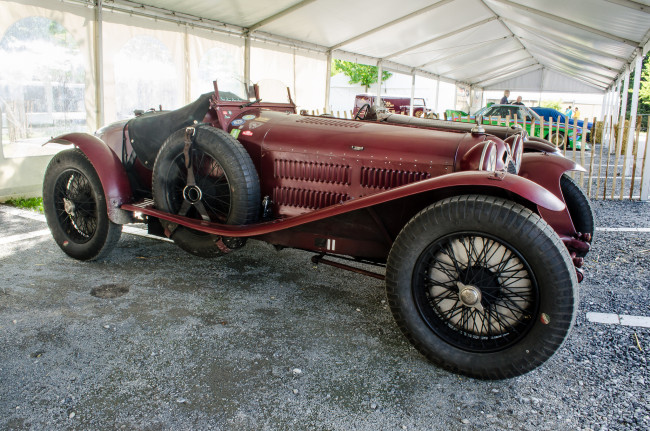 Обои картинки фото alfa romeo 8c monza 1934, автомобили, выставки и уличные фото, выставка, автошоу, ретро, история