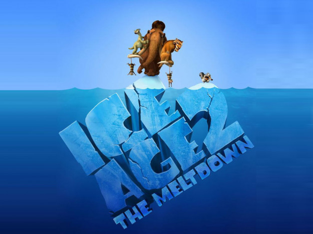 Обои картинки фото мультфильмы, ice, age, the, meltdown