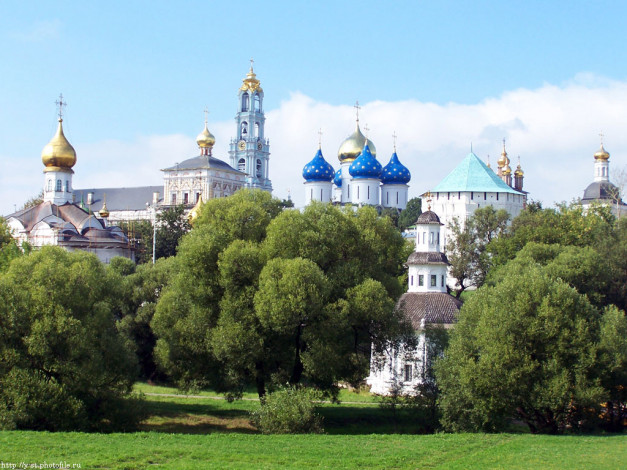 Обои картинки фото сергиев, пасад, троице, сергиева, лавра, города, православные, церкви, монастыри