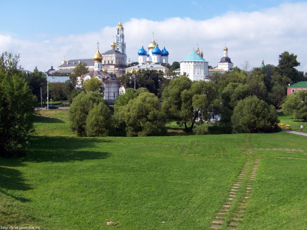 Обои картинки фото сергиев, пасад, троице, сергиева, лавра, города, православные, церкви, монастыри