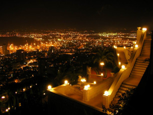 Картинка хайфа города огни ночного