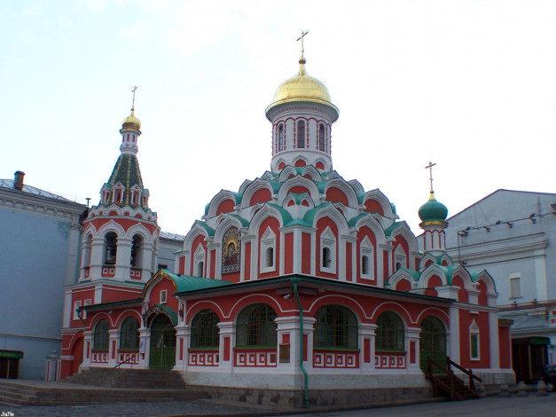Обои картинки фото москва, казанский, собор, города, россия