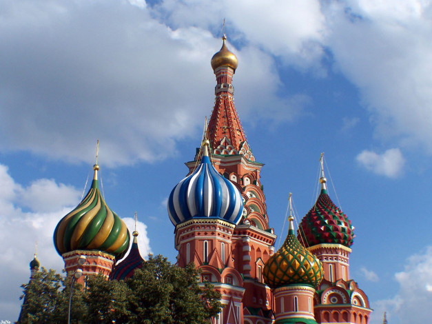 Обои картинки фото москва, собор, покрова, богородицы, во, рву, василя, блаженного, города, россия