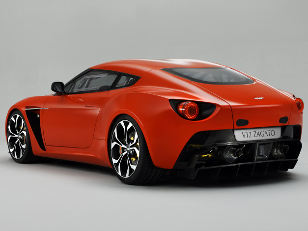 Обои картинки фото aston, martin, v12, vantage, zagato, автомобили