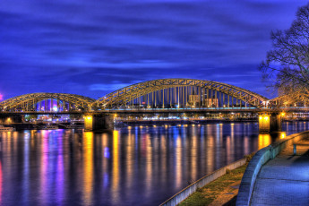 обоя hohenzollern, bridge, города, мосты, германия, кельн