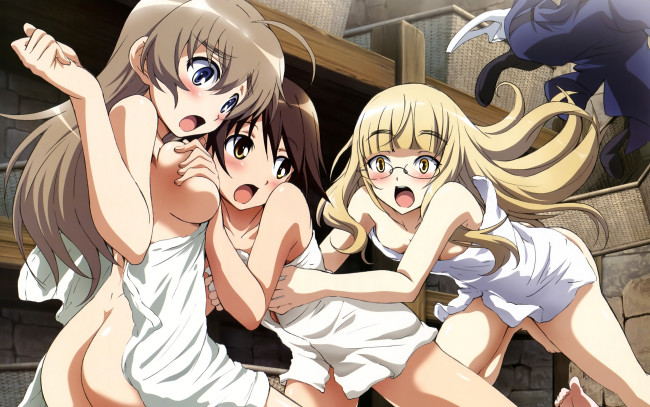 Обои картинки фото strike, witches, аниме