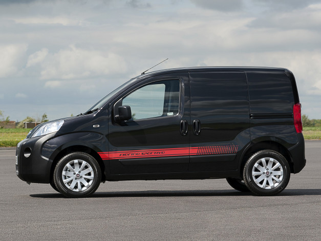 Обои картинки фото автомобили, fiat, темный, 2014г, sportivo, fiorino