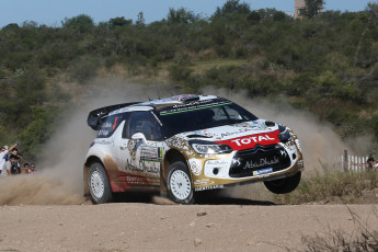 Картинка спорт авторалли ds 3 wrc 2015г гонки пыль