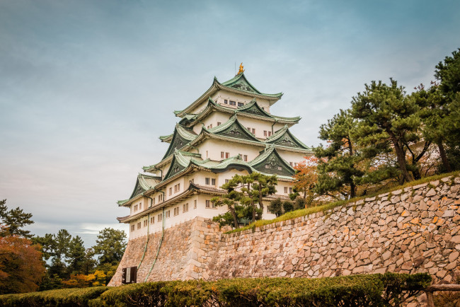 Обои картинки фото nagoya castle, города, замки Японии, восток, замок