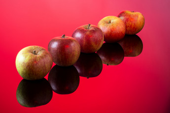 Картинка еда Яблоки плоды