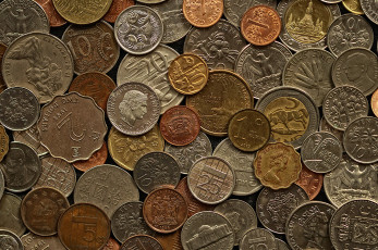 обоя разное, золото,  купюры,  монеты, монеты, деньги, макро, текстура
