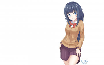 Картинка аниме eromanga-sensei фон взгляд девушка