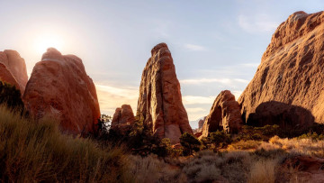 обоя arches national park, utah, природа, горы, arches, national, park